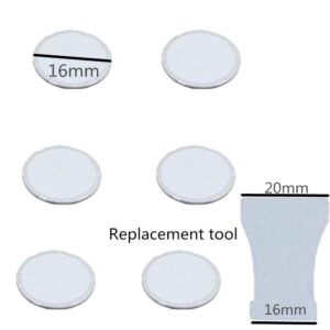 16MM Ultrasonic Mist Maker Disk Fogger Replacement Ceramics Discs for Humidifier Parts with Replacement Tool