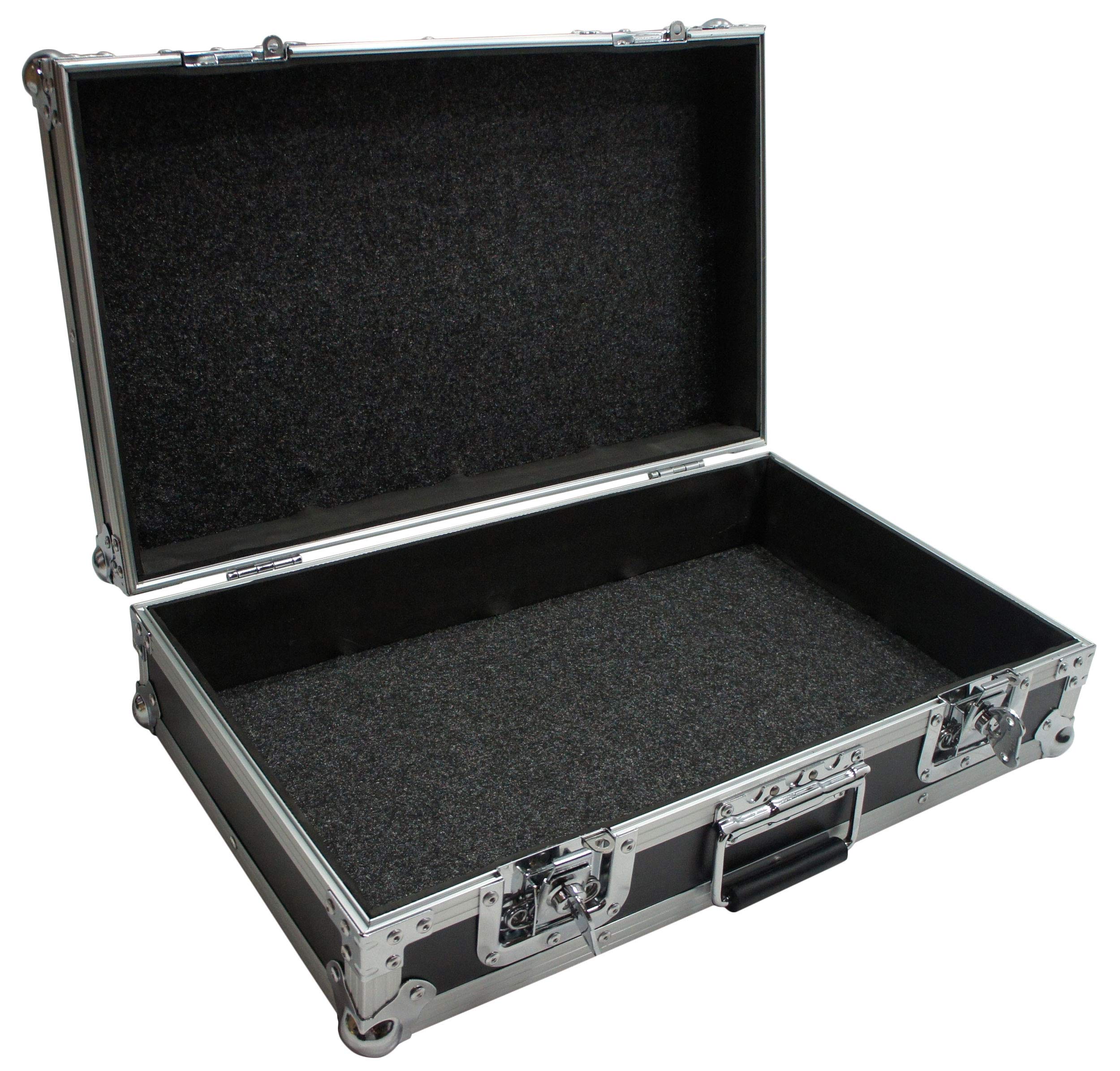 Harmony Audio HCLUC Flight 22" x 13" x 5-3/8" Pick & Pluck Foam Utility Locking Case