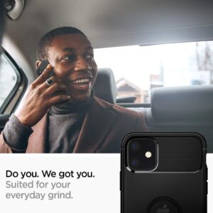 Spigen Rugged Armor Designed for iPhone 11 Case (2019) - Matte Black