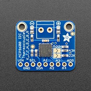 Adafruit 4101 Adafruit MCP9600 I2C Thermocouple Amplifier - K, J, T, N, S, E, B and R Type T