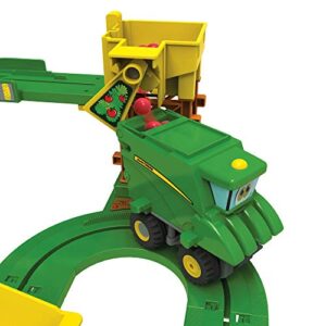 John Deere Tomy Big Loader Motorized Toy Train Set with Tractor & Magical Farm for Kids Fun Playtime, Multi