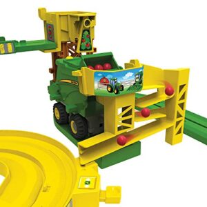 John Deere Tomy Big Loader Motorized Toy Train Set with Tractor & Magical Farm for Kids Fun Playtime, Multi