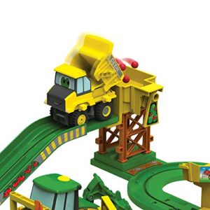 John Deere Tomy Big Loader Motorized Toy Train Set with Tractor & Magical Farm for Kids Fun Playtime, Multi