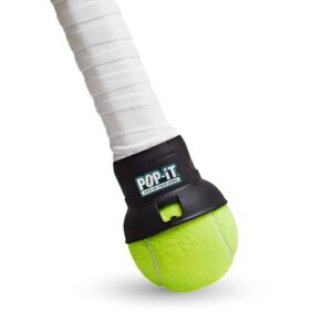 pop-it easy tennis ball pick up accessory tennis equipment gifts for men and women fits on adult racquet overgrip