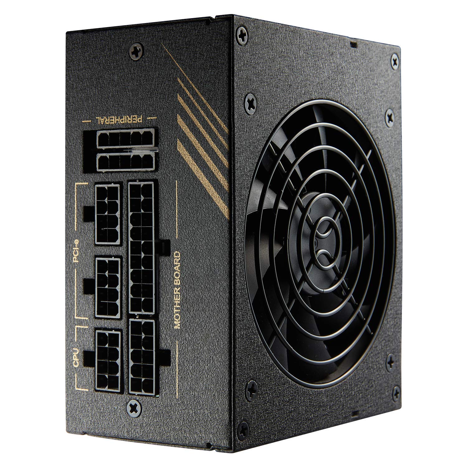 FSP Dagger Pro 650W Mini ITX Solution/SFX 12V / Micro ATX 80 Plus Gold Certified Full Modular VR / 4K Ready Gaming Power Supply (SDA2-650)