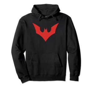 batman beyond beyond bat logo pullover hoodie