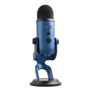 blue yeti usb microphone - midnight blue (renewed)