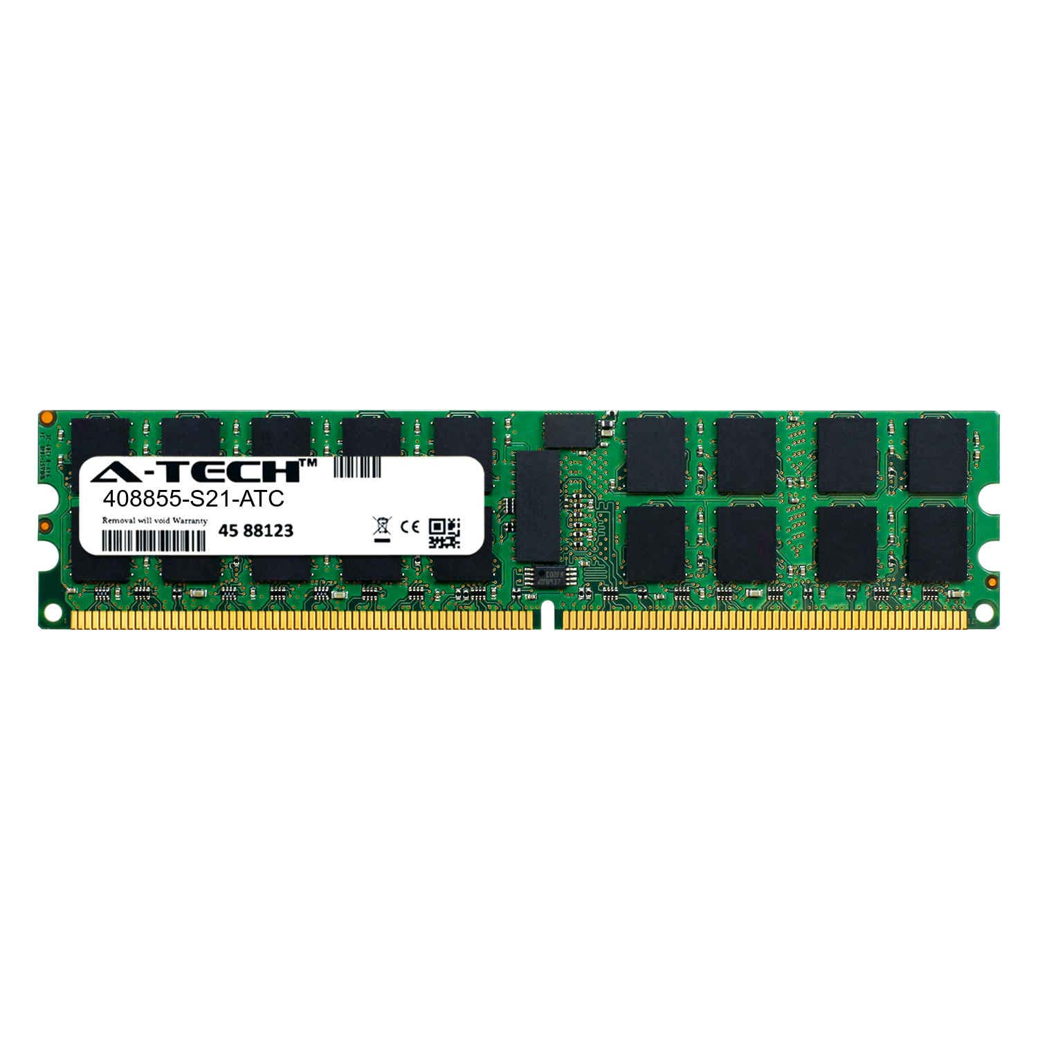 A-Tech 8GB RAM Replacement for HP 408855-S21 | DDR2 667MHz PC2-5300 2Rx4 1.8V ECC RDIMM Registered 240-Pin DIMM Memory Module