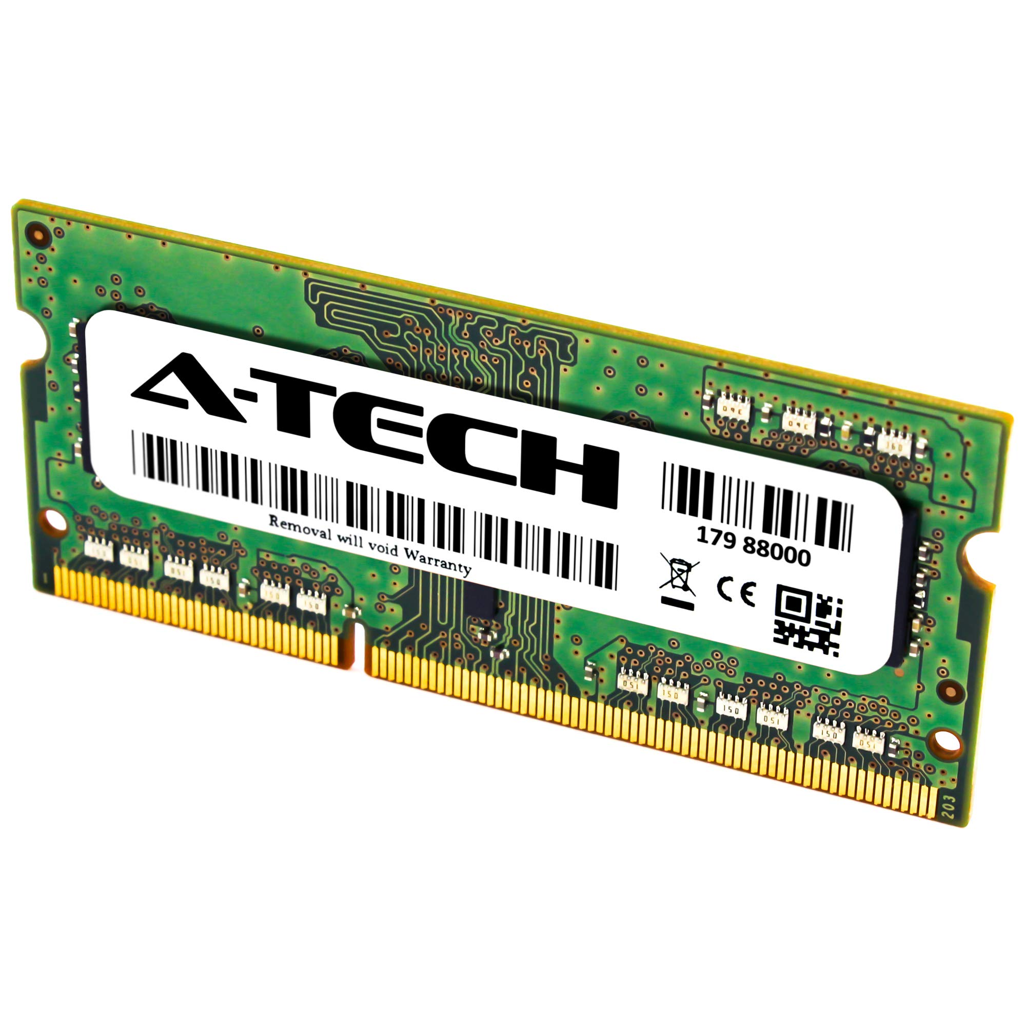 A-Tech 4GB RAM Replacement for Samsung M471B5173QH0-YK0 | DDR3/DDR3L 1600MHz PC3L-12800 1Rx8 1.35V SODIMM 204-Pin Memory Module