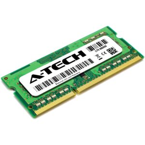 A-Tech 4GB RAM Replacement for Samsung M471B5173QH0-YK0 | DDR3/DDR3L 1600MHz PC3L-12800 1Rx8 1.35V SODIMM 204-Pin Memory Module