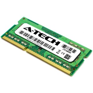 A-Tech 4GB RAM Replacement for Samsung M471B5173QH0-YK0 | DDR3/DDR3L 1600MHz PC3L-12800 1Rx8 1.35V SODIMM 204-Pin Memory Module