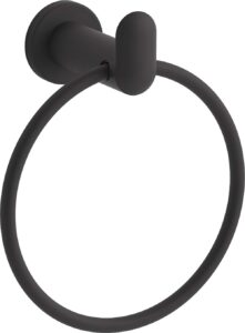 kohler k-97898-bl kumin-towel ring, matte black