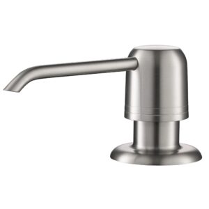 kraus kitchen soap and lotion dispenser in spot free stainless steel, ksd-32sfs