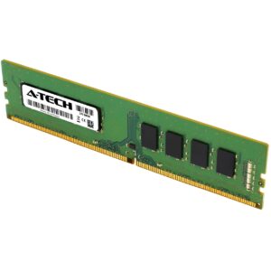 A-Tech 16GB RAM Replacement for Kingston KVR24N17D8/16 | DDR4 2400MHz PC4-19200 2Rx8 1.2V UDIMM Non-ECC 288-Pin DIMM Memory Module