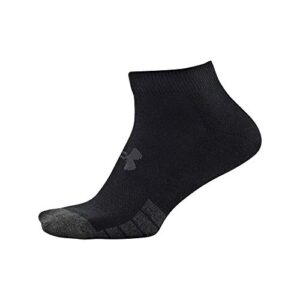 Under Armour Adult Performance Tech Low Cut Socks, Multipairs , Black (6-Pairs) , X-Large