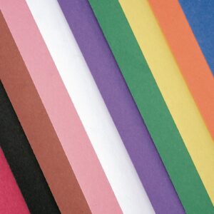 Construction Paper, Assorted Colors, 9 inches x 12 inches, 50 Sheets, Heavyweight Construction Paper, Crafts, Art, Painting, Coloring, Drawing, Creating, Arts and Crafts