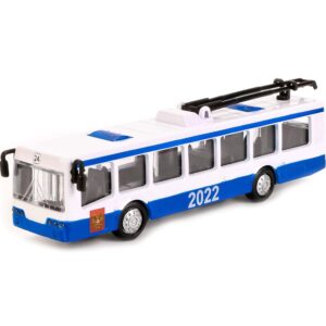 trolley bus model mtrz 6223-1:72 scale diecast metal model - russian collectible toy cars
