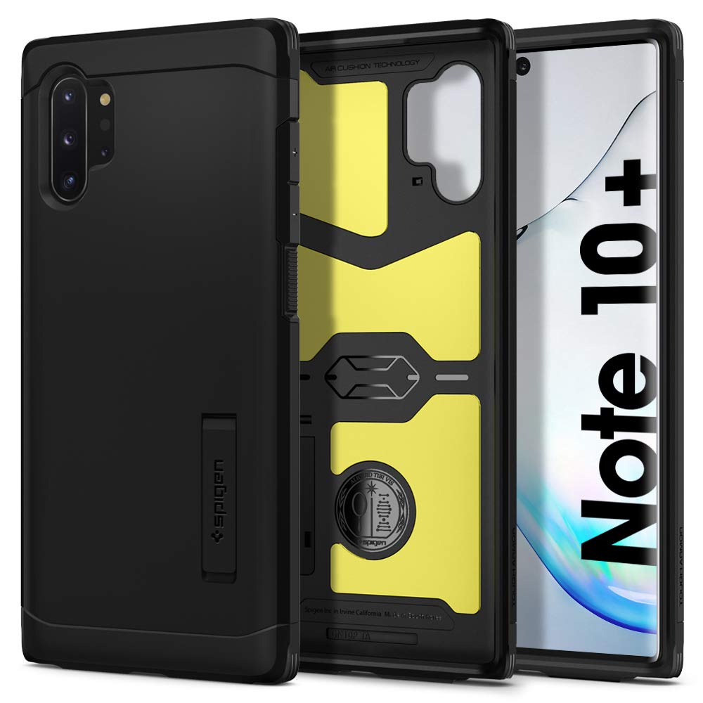 Spigen Tough Armor [Extreme Protection Tech] Designed for Samsung Galaxy Note 10 Plus Case/Galaxy Note 10 Plus 5G Case (2019) - Black