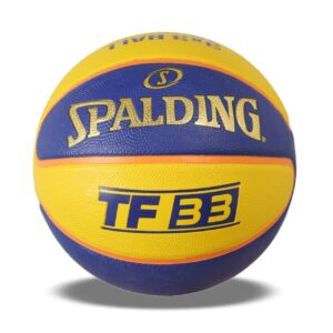 spalding unisex adult 83735z_6 basketball, yellow, blue, 6