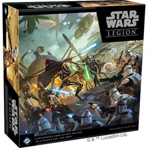 star wars legion clone wars core set | two player battle/ miniatures/ strategy game for adults and teens | ages 14+ | average playtime 3 hours | made by atomic mass games