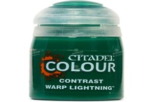 games workshop citadel pot de peinture - contrast warp lightning (18ml)