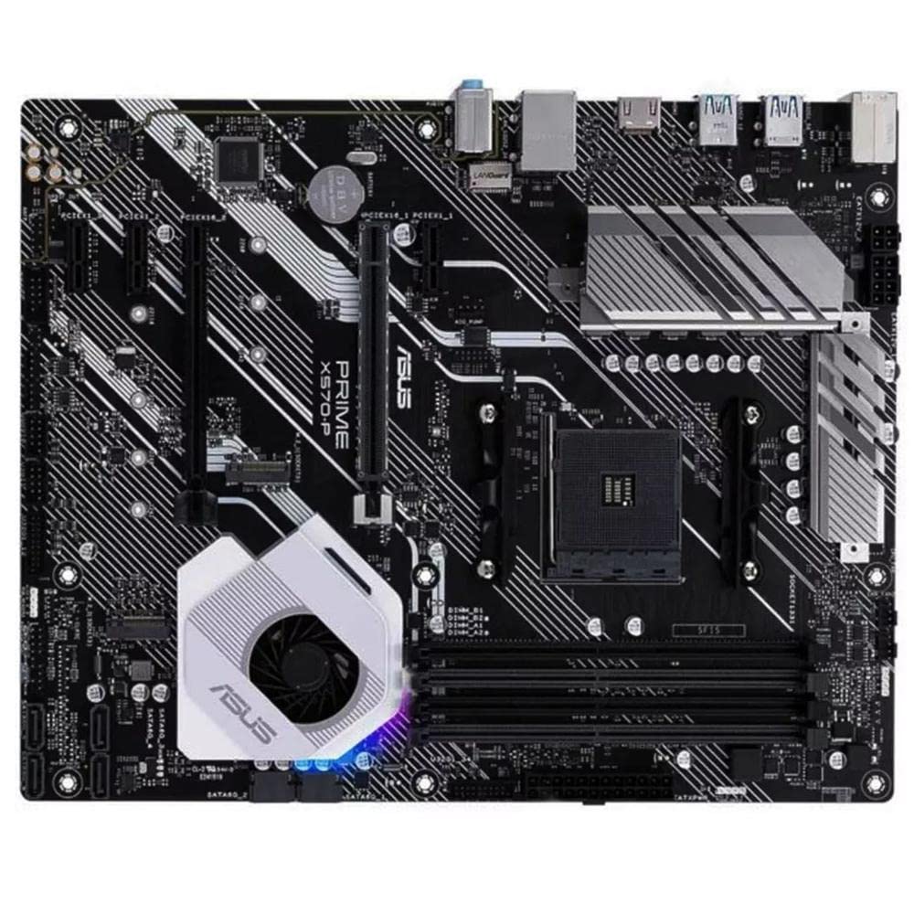 ASUS Prime X570-P Ryzen 3 AM4 with PCIe Gen4, Dual M.2 HDMI, SATA 6GB/s USB 3.2 Gen 2 ATX Motherboard