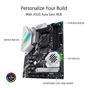 ASUS Prime X570-Pro AM4 Zen 3 Ryzen 5000 & 3rd Gen Ryzen ATX Motherboard with PCIe Gen4, Dual M.2 HDMI, SATA 6GB/s USB 3.2 Gen 2 Motherboard