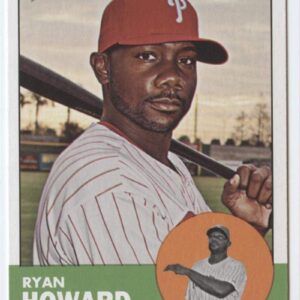 2012 Topps Heritage #161 Ryan Howard Phillies MLB Baseball Card NM-MT