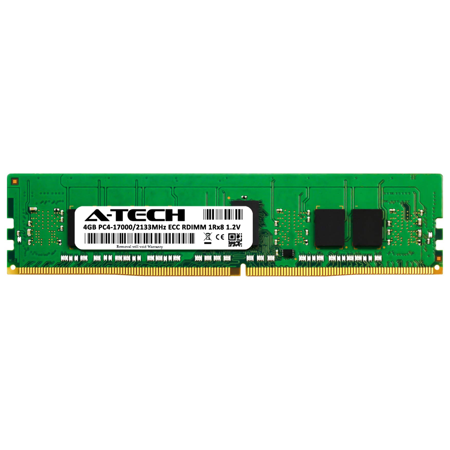 A-Tech 4GB RAM Replacement for Hynix HMA451R7MFR8N-TF | DDR4 2133MHz PC4-17000 1Rx8 1.2V ECC RDIMM Registered 288-Pin DIMM Memory Module