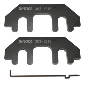dptool camshaft holding tool timing alignment holder tool set kit for ford lincoln mercury 3.5l 3.7l 4v engines replace 303-1248 303-1530 replacement for otc 6682