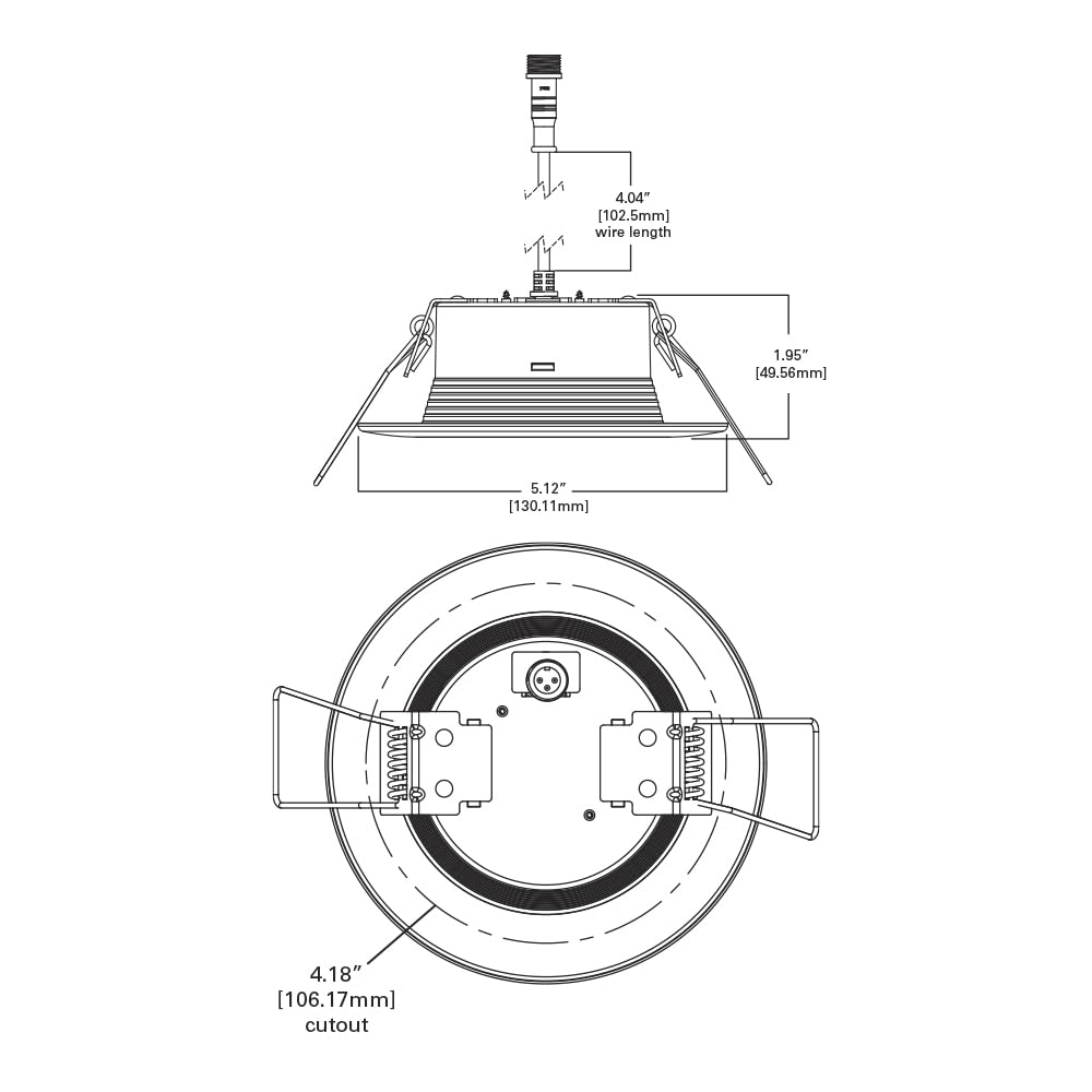 RL 4 in. Color Selectable (2700K-5000K) Remodel Canless Recessed Integrated LED Kit