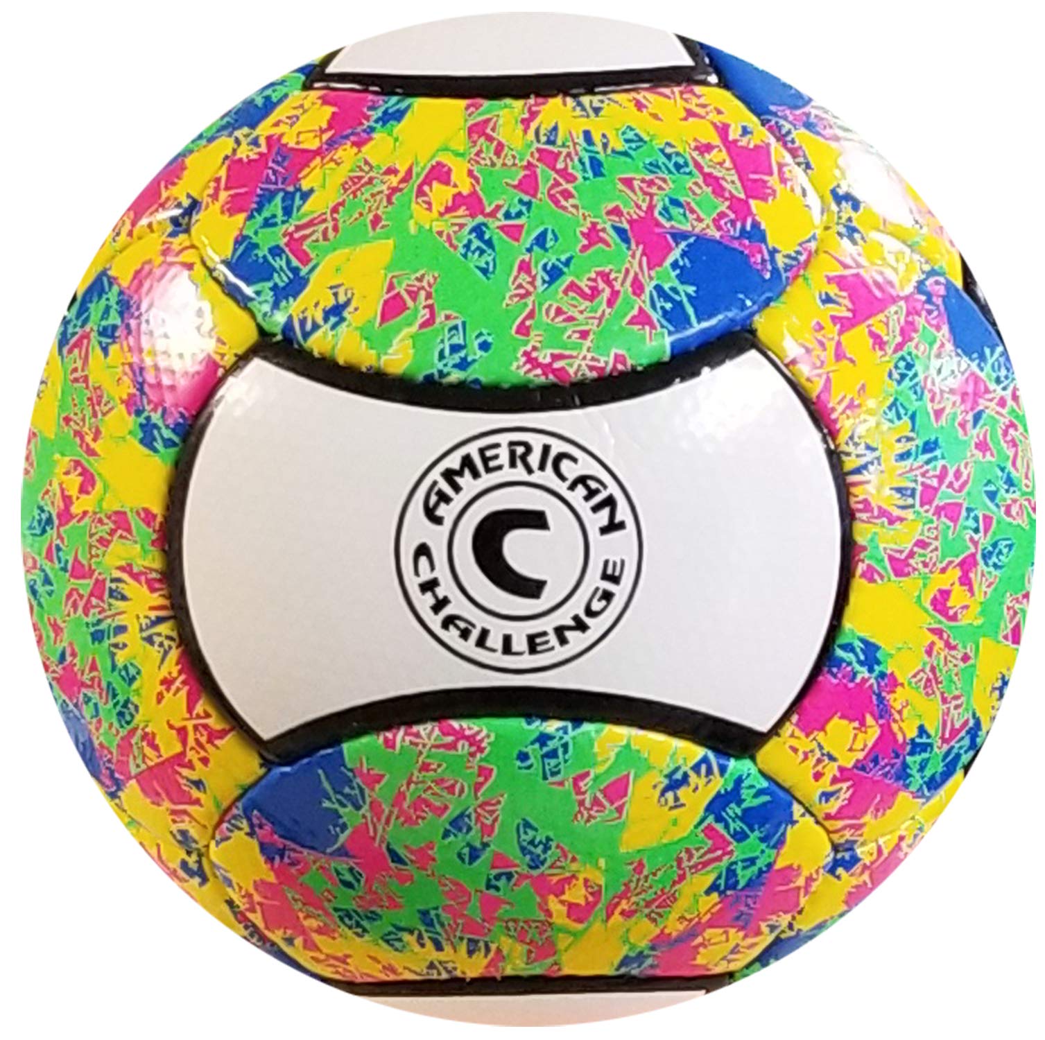 American Challenge Carnaval 18 Panel Soccer Ball (Confetti, 4)