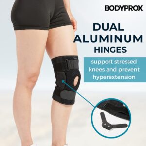 Hinged Knee Brace for Men and Women, Knee Support for Swollen ACL, Tendon, Ligament and Meniscus Injuries