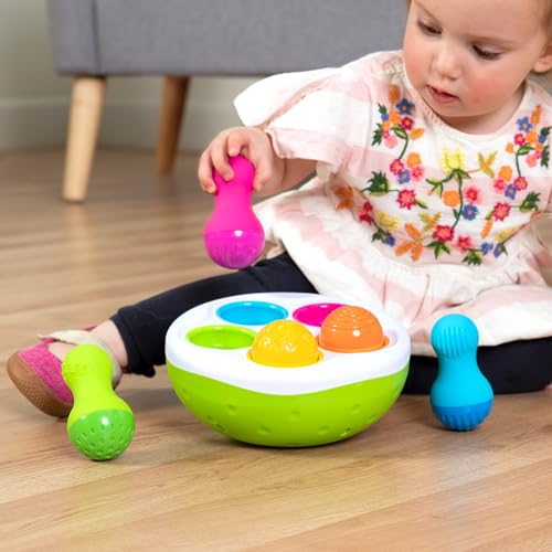 Fat Brain Toys SpinnyPins - Sensory & Motor Skills Toy for Babies & Toddlers