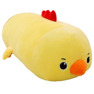 sofipal chicken plush pillow, chicken stuffed animal toy cute animal hugging pillow gifts for kids birthday,christmas,valentine 23.6"