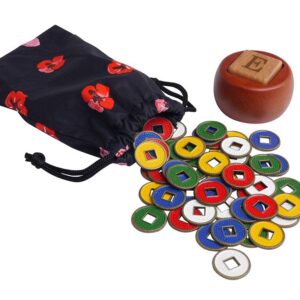 Linda Li New! - American Mahjong Set The Artisan Collection: Butterfly Series – in Black Poppy Soft Bag