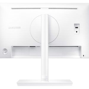 SAMSUNG SH850 Series 24-Inch WQHD (2560x1440) Computer Monitor, Display Port, HDMI, USB-C, Height Adjustable Stand, 3 Yr WRNTY (LS24H851QFNXZA), White