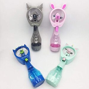 Handheld Misting Fan Mini Personal Portable Water Spray Fan Battery Operated Fan Personal Misting Bottle Portable Handheld Fan Batteries Included Held Cooling Mister Blower, Pink