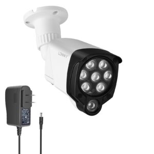 lonnky 8-led ir illuminator, 90 degree wide angle, 100ft range, white