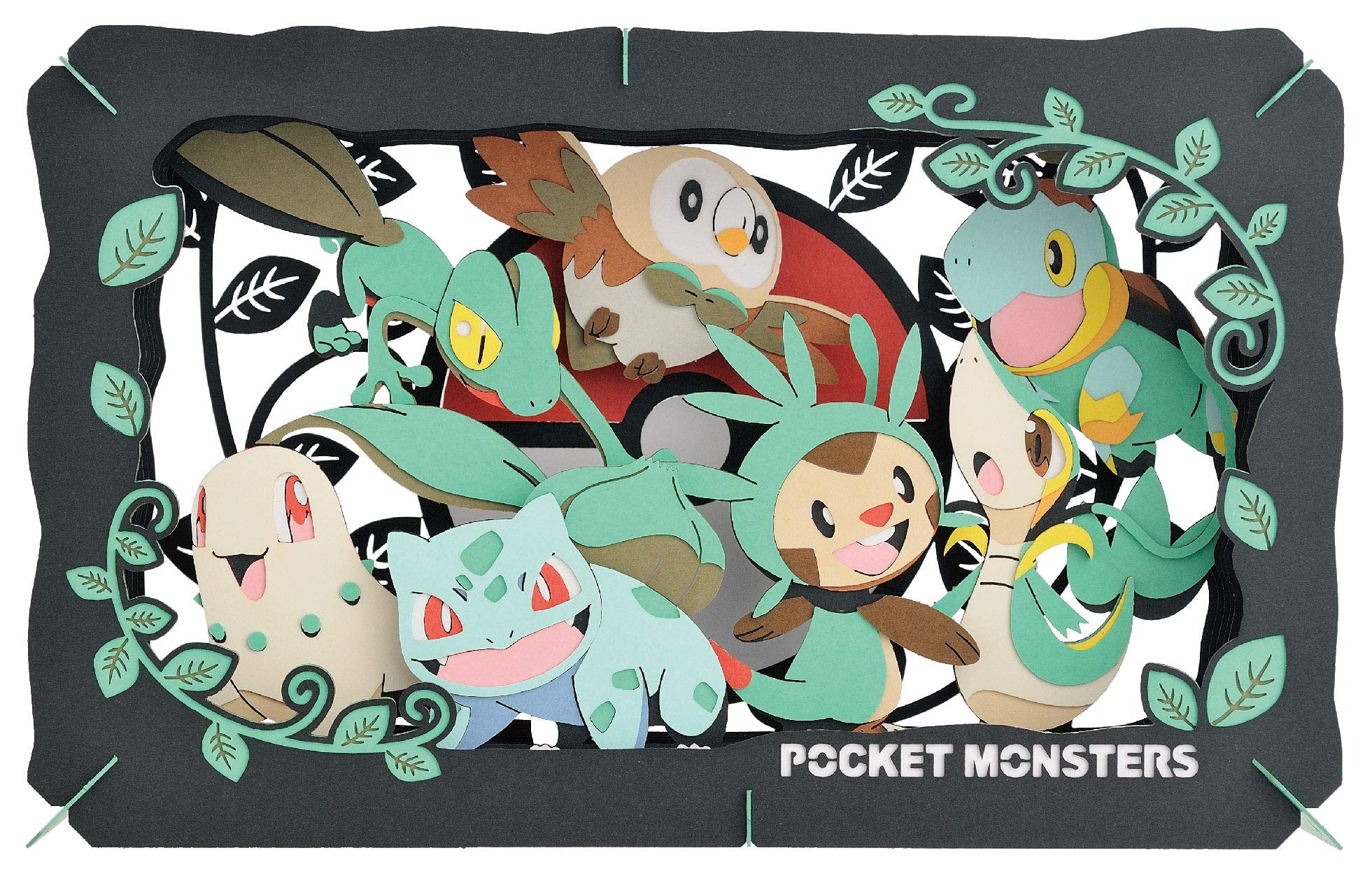 PAPER THEATER Pokemon PT-L06 TYPE: GRASS