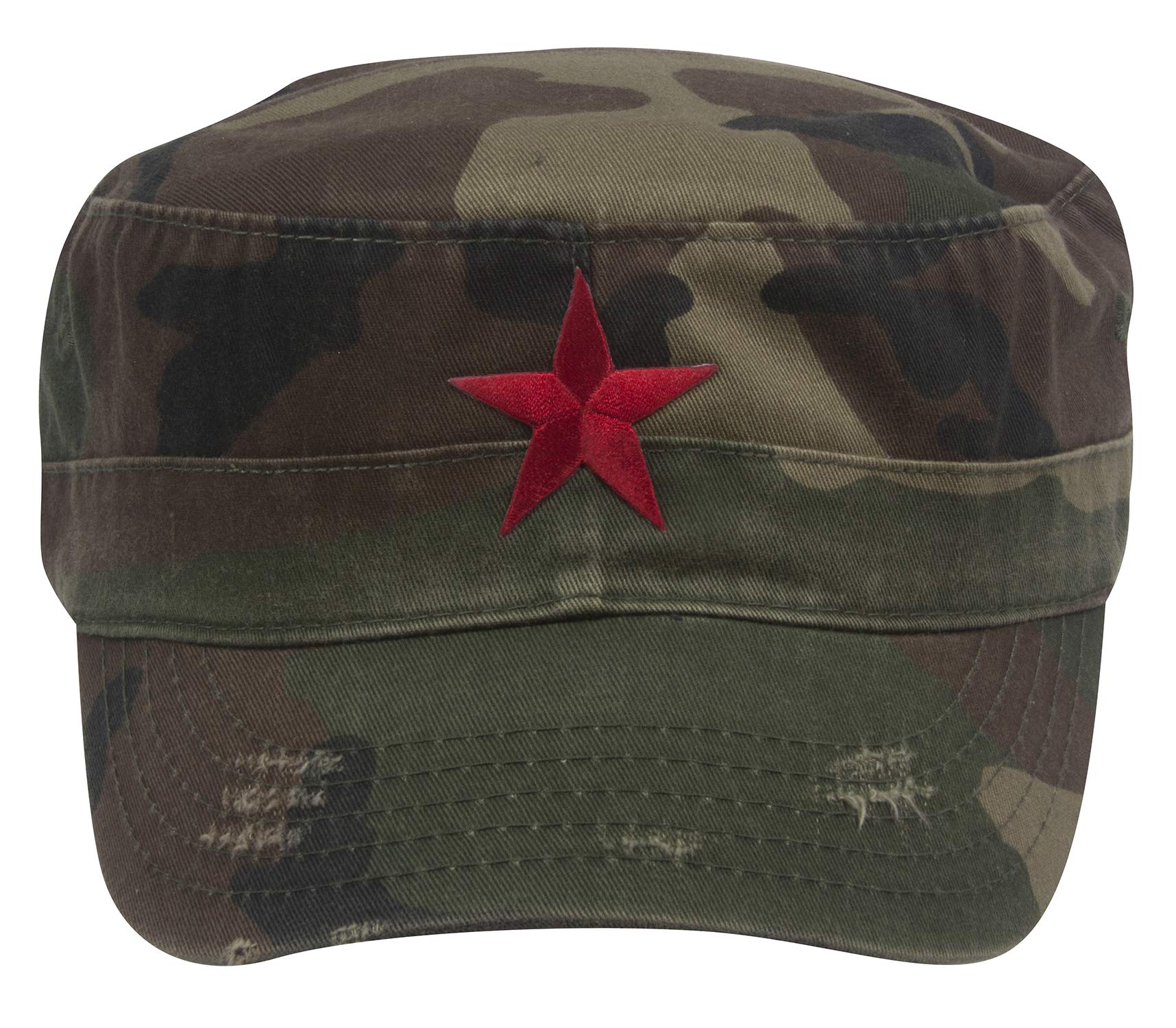 New Army Cadet Adjustable Hat w/Red Star - Camo