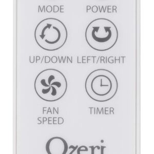 Ozeri 360 Duo Tower Fan, with Dual Oscillation