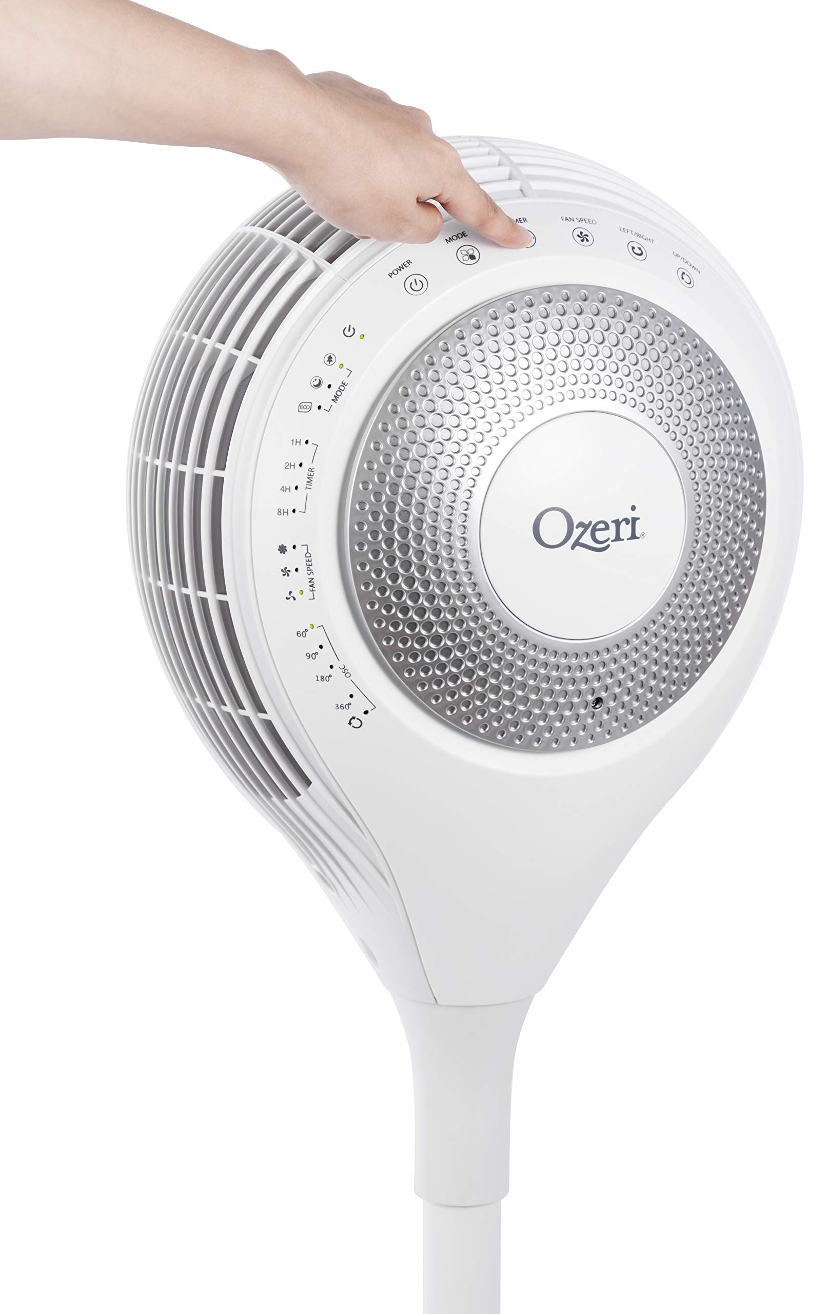 Ozeri 360 Duo Tower Fan, with Dual Oscillation