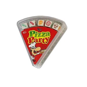 university games, pizza party dice game, dice game for kids and families, ages 6+