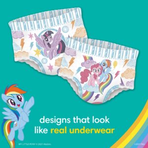 Pampers Easy Ups Girls & Boys Potty Training Pants - Size 2T-3T, 132 Count, My Little Pony Training Underwear (Packaging May Vary)