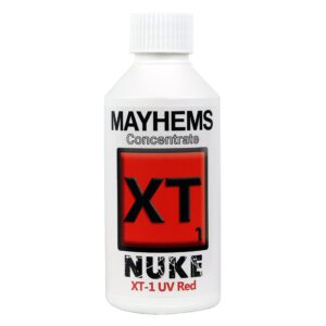 mayhems - pc coolant - xt-1 concentrate - thermal performance series, uv fluorescent, 250 ml, red