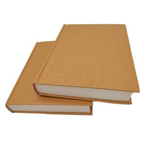 5.5x8.25 Sketch Book, Pack of 2, 240 Sheets (68lb/100gsm), Hardcover Bound Sketch Notebook, 120 Sheets Each, Acid Free Blank Drawing Paper, Ideal for Kids & Adults, Kraft Cover