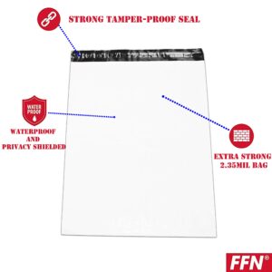 50 Pcs 19x24 Inch Poly Bag Mailer 2.35 MIL Recyclable Heavy-Duty Premium Envelopes Shipping Bags, Self Adhesive, Waterproof, Privacy Shielded and Tear-Proof Postage Postal Envelopes, 24x19 Large