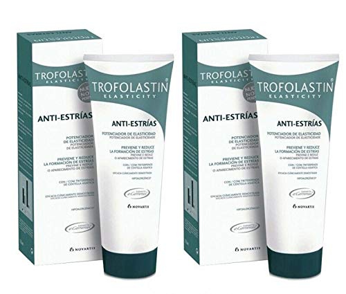 2 Tubes TROFOLASTIN Anti-Stretch marks 250ml 8.45 floz. 500ml Total Skin Treatment