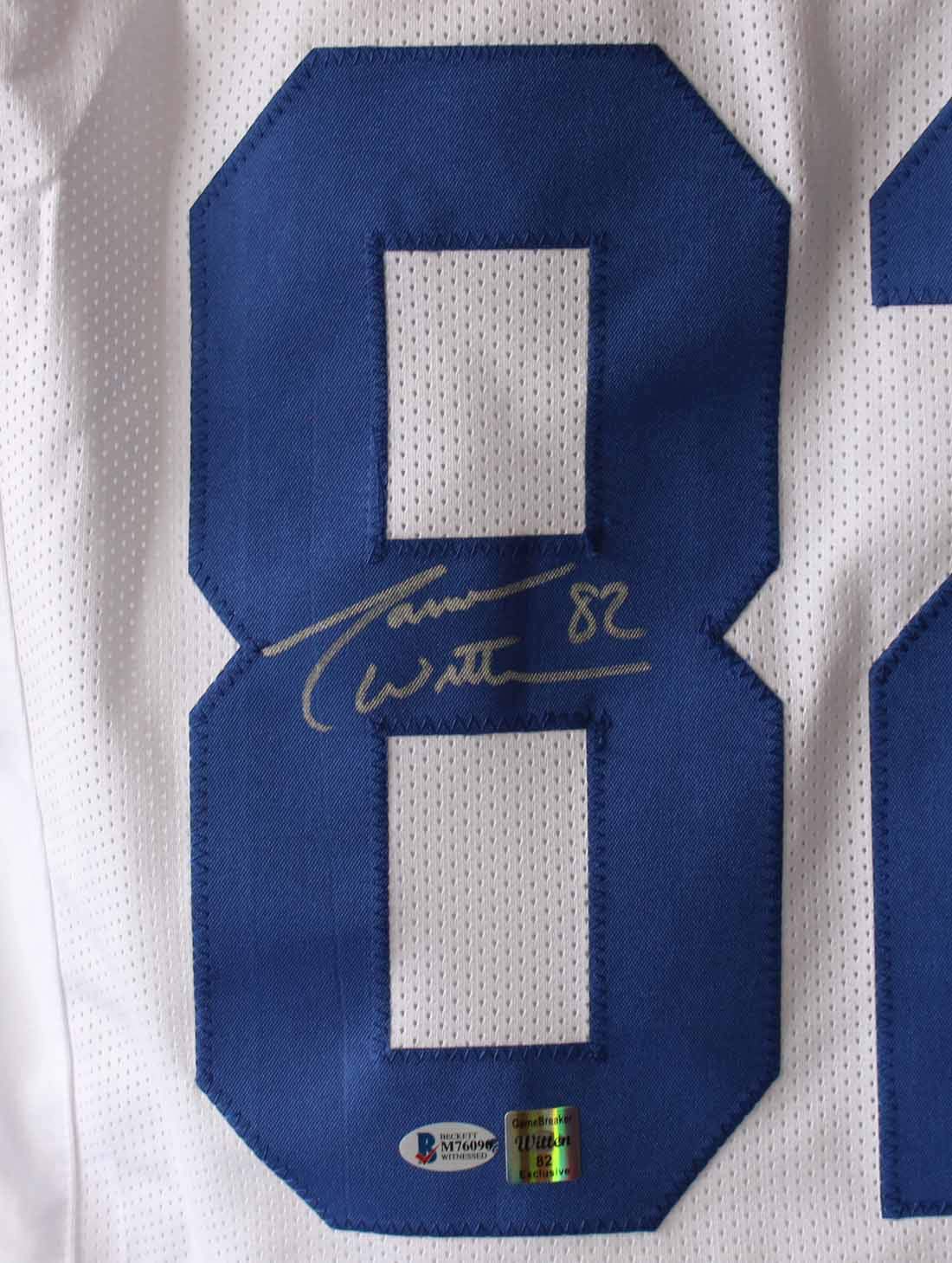 Jason Witten Autographed/Signed Dallas White XL Jersey BAS